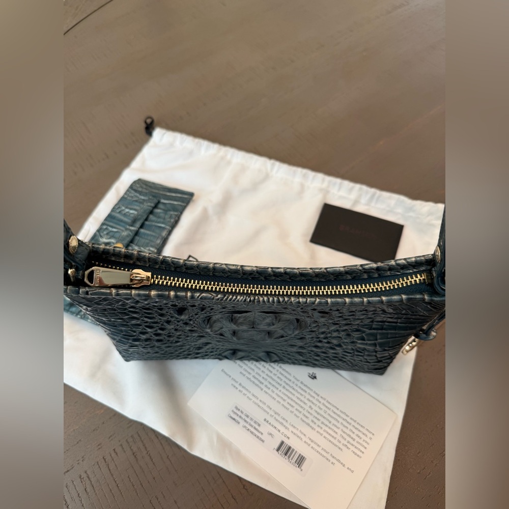 Brahmin Crocodile Embossed Women's Bag - Picture 4 of 7
